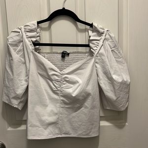 Off shoulder crop top from Express